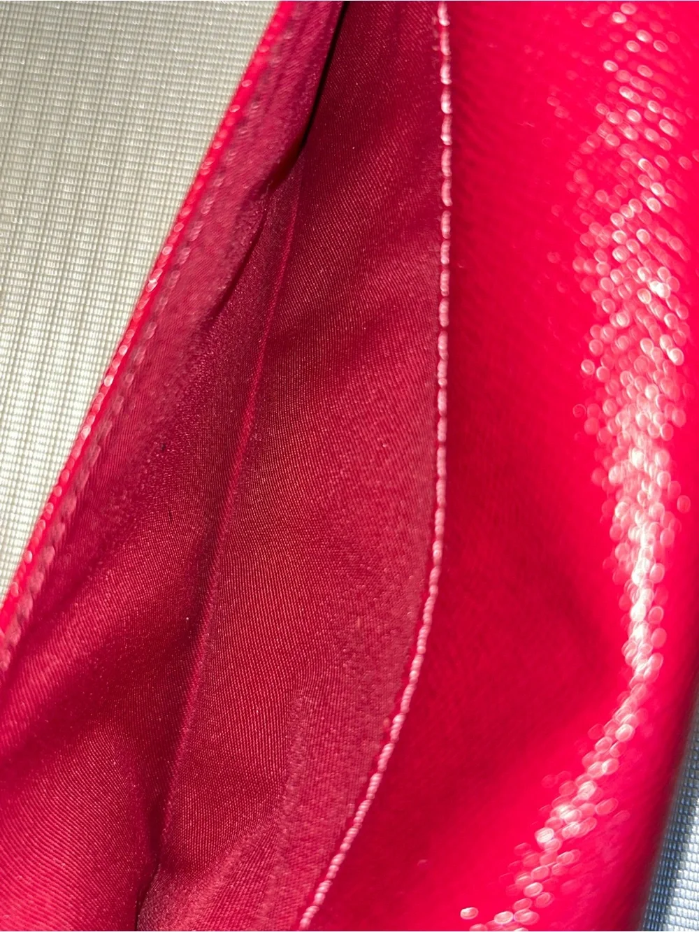 Coach red long wallet